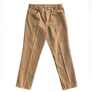 Vintage Levi’s 539 Hiphogger Low Rise Boot Cut Actual (30X30) W29 Beige MINT